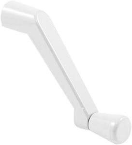 Prime-Line H 4320 Casement Operator Crank Handle with 11/32 in. Bore, White (2 Pack)