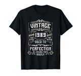 Vintage 1989 35th Birthday Gift Men Women 35 Years Old T-Shirt