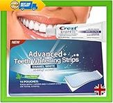 28 Advanced Teeth Whitening Professional White Strips Plus Crest 3D Brilliance Toothpaste