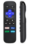 Replacement Remote Control Only for Roku Box, Remote Control Roku 1/2/3/4, HD,LT,XS,XD, for Roku Express/+, Premiere/+ (NOT for Roku Stick and Roku TV) (NO Volume Control)