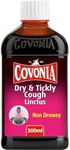 Covonia Dry & Tickly Cough Linctus Soothes And Provides Relief From Dry Coughs And Sore Throats Non Drowsy Cough Syrup Suitable For Vegetarians Cold And Flu Relief, 300ml (Always read Label First)