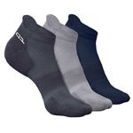 HEELIUM Bamboo Socks For Men | Ankle Length | Odour-Free & Breathable | Padded Base & Anti-Bacterial | 3X Softer Than Cotton Socks, Multicolor