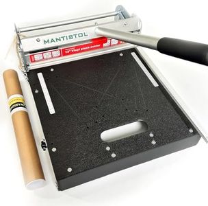 13" Pro Rigid Vinyl Floor Cutter with 13"Replacement Blade, Double the time! Cuts SPC/LVT/WPC up to 9mm! Instant Angle Cuts 15/22.5/30/ 45 No Measuring! No Guesswork!