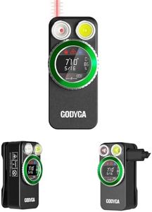 Godyga TorchEye RD 4-in-1 Smart EDC Flashlight with Laser Distance Measure 65ft, 650LM White & Red Light, Smart Display, Type-C Rechargeable, Magnetic Clip-on Light for Emergency, Indoor Measurement
