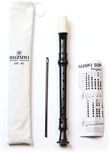 Suzuki Musical Instruments Recorder, Ebony (SRE-80)