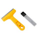 LMN Store 1pcs Razor Blade Scraper Glass Cleaner Tool Paint Scraper Tools Glass Scraper Wall Putty Beauty Grout Tool Marble Cosmetic Cleaning