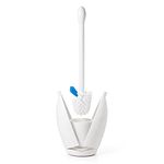 OXO Good Grips Toilet Brush with Rim Cleaner, White