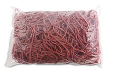 Rubber Bands OFFICE PRODUCTS Diameter 130mm 1,5x1,5mm 1000g Red/Small Office Accessories/Type-Standard/Material-Rubber/Weight (g)-1000 / Colour-Red/Size-1,5x3mm