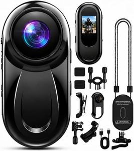 zakotu Mini Body Camera 1080P, Thumb Action Camera 512G for Motorcycle/Bike