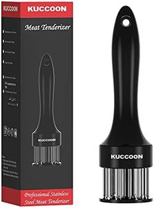 KUCCOON Meat Tenderizer Tool Stainless Steel Needle Ultra Sharp 24 Blades Tenderizer Tool for Tenderizing Beef Chicken Steak Veal Pork