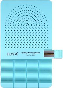 JUYA Quilling Knitting Board with 2 Functions Have Sticks Storage (Blue)