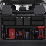 AOPHY Car Trunk Organizer, Large Capacity Backseat Hanging Large Storage with 7 Pockets, Waterproof Collapsible Backseat Hanging Organizer, Cargo Storage Bag for SUV, Truck, MPV