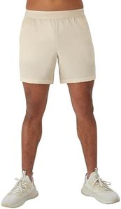 Champion Men's Shorts, All Purpose, Water Resistant Sports Shorts, Swim Shorts for Men, 6, Tan/Arctic Cold Beige Arch Champion, X-Large
