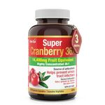 Herba Cranberry Supplement 36x Extract | 28,800mg Per Day | 180 Cranberry Pills for Women and Men | High Potency Formula to Help Prevent Urinary Tract Infection (UTI) | Made in Canada