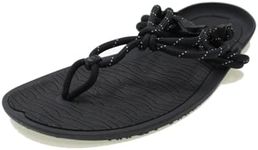 Xero Shoes Aqua Cloud Women's Sandals — Minimalist Water Sandals with Extra-Grippy Sole — Black, Size 8.5 UK