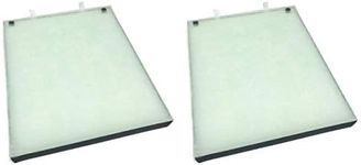 Nispira True HEPA Filter Replacement Compatible with Bissell Air400 Air Purifier Part 2521, 2 Pack