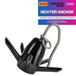 Anchor-Man Vinyl-Coated Richter Anchor - Spike Anchor for Boats, Offers High Performance in Diverse Lakebeds and River Bottoms - Effective in Sand, Rocks, Mud, and More