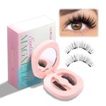 GEMERRY Upgrade Magnetic Eyelashes with Applicator Natural Look Magnetic Lashes Kit Easy to Wear and Remove
