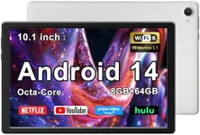 Tablet, Android Tablet with Octa-Core Processor, 10 inch Tablet with HD LCD Touch Screen, 8GB RAM 64GB ROM 1T Expand, Wi-Fi 6, BT 5.3, Dual Camera, Long Life Battery, Google Tablet 2024