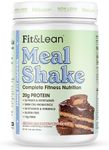 Fit & Lean Meal Shake Meal Replacement with Protein, Fiber, Probiotics and Organic Fruits & Vegetables, Chocolate Peanut Butter Pie, 1lb, 10 Servings