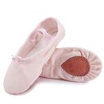 The Dance Bible Girls Nude Canvas Ballet Dance Gymnastics Shoes (3 UK/22cm/EU 37)