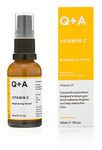 Q+A Vitamin C Brightening Serum, Brighten and Refresh your Skin with this Antioxidant-rich and Hydrating Hybrid Face Serum, 30ml