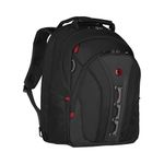 WENGER, Legacy 16 Inch Laptop Backpack,21 Liters Black/Grey, Swiss Designed-Blend of Style and Function, 600631