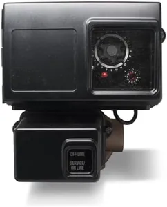 Crystal Quest 2900 Automatic Control Head – Meter | Standard Analog Interface | Softener Valve - Flow-Based Regeneration, Brass Valve Body, High Capacity for Water Softening Systems