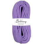 BOBBINY | Premium Cotton Like Tight Rope Braided Cord Twine String for DIY Craft - Versatile, Durable, Eco-Friendly | Purple | 8 mm, 50 Meter