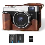 4K Digital Camera with Camera Case, 48MP YouTube Vlogging Camera Photography and Video Camera with Viewfinder Flash, 16X Zoom Autofocus Compact Point and Shoot Camera with 32GB Card & 2 Batteries