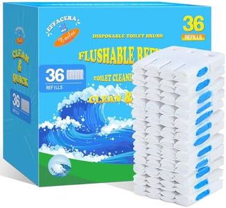 Effacera 36 Refills Disposable Toilet Bowl Paper Bulk Toilet Fresh Flushable Refills for Bathroom Toilet Brush Accessories Supplies Starter Kit (Ocean Scent), RWD156