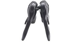 OLLBAG Micronew SB-R472 Double 2X7 Speed Road Bike Shifter Brake Levers for Shimano 2 x 7 Speed Drop Bar Shifters Black Pair