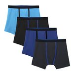 Boys 4 PK Assorted Breathable Micro-Mesh Boxer Briefs