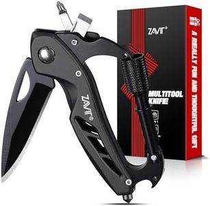 ZAVIT Multitool with Pocket Knife, Stocking Stuffers for Men Gifts, Christmas Birthday Gifts for Brother Uncle Guy, Gifts Idea for Men, Groomsmen Gifts, Self Defense Keychain, Camping Essentials