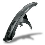 SKS GERMANY MUDROCKER FRONT mudguard for mountain bikes (bike accessories made of impact-resistant high-performance plastic, easy attachment, effective splash protection thanks to Tube-Protection)