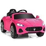HONEY JOY Pink Ride On Car, License