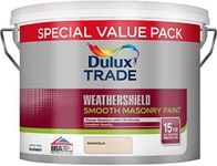 Dulux Trade Weathershield Smooth Masonry Paint Magnolia 7.5 litres