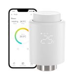 SONOFF Zigbee Thermostatic Radiator Valve,Add-On Smart Radiator Valve For Smart Home Control, Easy Installation, Save Heating Costs,Works With Alexa, Google Home