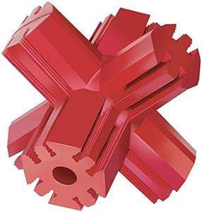 KONG - Jump'N Jack - Gioco per Cani in Gomma Resistente da Masticare, Pulisce i Denti - per Cani di Taglia Grande