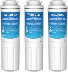 Waterdrop UKF8001 Refrigerator Water Filter 4, Replacement for Whirlpool® EDR4RXD1, EveryDrop® Filter 4, Maytag® UKF8001AXX-750, UKF8001AXX-200, 46-9006, Puriclean II, WD-F07, 3 Filters