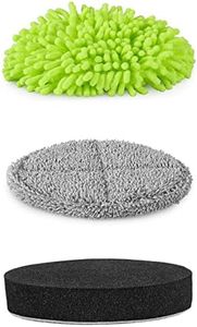 MindSpoon Replacement Brush Heads for Electric Spin Scrubber, The Wipe and Mop Set Incudes 3 Pads for Bathroom, Shower,Tiles, Floor, Wall, Glass