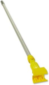 Rubbermaid Commercial Products Gripper 60" Aluminum Wet Mop Handle, Gray, for Professional/Industrial Floor Cleaning, Compatible with 5" Headband Mops