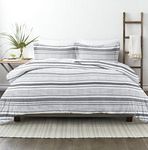 LINEN MARKET Duvet Cover Queen (Light Gray) - Experience Hotel-Like Comfort with Unparalleled Softness, Exquisite Prints & Solid Colors for a Dreamy Bedroom - Queen Duvet Cover Set with 2 Pillow Shams