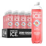Sparkling ICE Spring Water, Pink Grapefruit, 17-Ounce Bottles (Pack of 12)