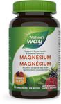 Nature's Way Magnesium Gummies, Supports Bone Health & Muscle Function, Mixed Berry Flavoured Gummies, 60 Vegetarian Gummies