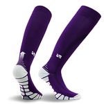Vitalsox Patented Graduated Compression Socks, Purple, Small