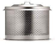 LotusGrill ® Replacement Charcoal Container Small Compact Stainless Steel for Small Grill - Specially Designed for Low-Smoke Small/Compact Charcoal Grill/Table Grill for Small Grill