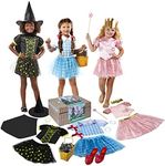 Rubie's Girl's Wizard of Oz Trunk Set (Dorothy, Glinda the Good Witch, Wicked Witch of the West), Small