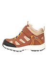 Mountain Warehouse Drift Junior Kids Hiking Boots - Waterproof Shoes Brown Kids Shoe Size 7 US