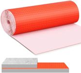 Drydiet 1 Roll Uncoupling Membrane for Tile 1/8''(3mm) Thick Waterproofing Membrane Tile Crack Prevention Membrane Anti Fracture Flooring Underlayment for Bathroom Shower Kitchen Basement (108 Sqft)